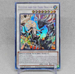 Ecclesia and the Dark Dragon (BPRO-EN041) - Secret Rare - Lightly Played (LP) - Image 1