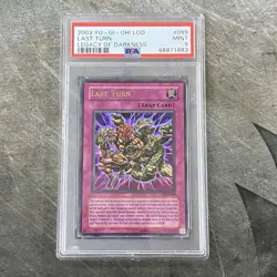 Vintage 2003 Yugioh LOD-099 Last Turn Legacy of Darkness PSA Mint 9 LOW POP! - Image 1