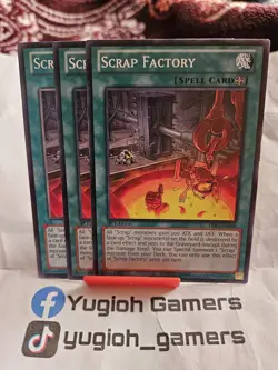 Yu-Gi-Oh Scrap Factory X3 PRIO Common Light Played - Image 1