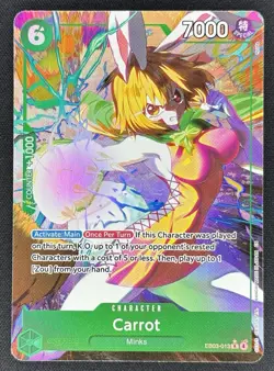 Carrot (Alternate Art) EB03-013 Extra Booster: One Piece Heroines Edition Foil - Image 1