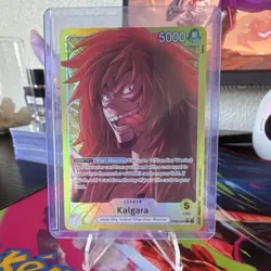 Bandai Kalgara Leader Two Legends Holo Rare OP08-098 5000 Power 5 Life - Image 1