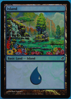 Island (287) FOIL Lorwyn NM Basic Land MAGIC MTG CARD (ID# 495786) ABUGames - Image 1