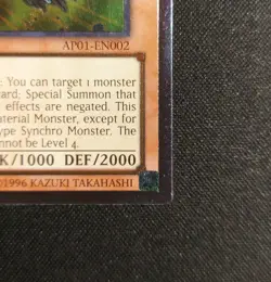 Yu-Gi-Oh Debris Dragon Ultimate Rare Card AP01-EN002 Near Mint American Version - Image 5