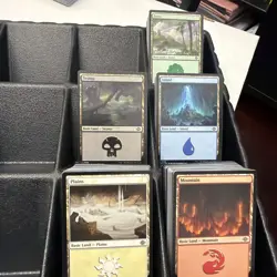 500 Basic Lands MTG - 100 of Each Color! Magic The Gathering Bulk Lot Set Mana - Image 1
