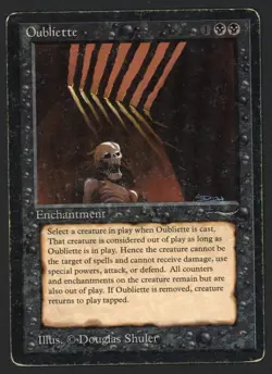 ***Oubliette Dark*** MTG Arabian Nights Magic Kid Icarus - Image 1