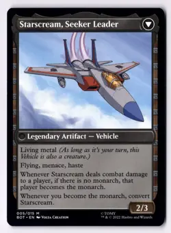 Starscream, Power Hungry NM* The Brother's War: Transformers 005/015 -UnltdCards - Image 2