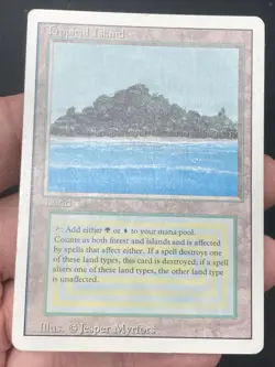 ***Tropical Island (Light Indents)*** MTG Revised Magic Kid Icarus - Image 3