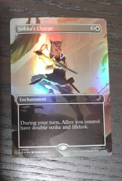 MTG-Avatar:The Last Airbender TLE/Sokka's Charge 066(Borderless) Foil - Image 1