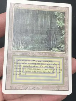 ***Bayou (Light Edge Bend)*** MTG Revised Magic Kid Icarus - Image 3