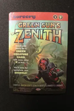 Green Sun's Zenith (Showcase) Special Guests Foil NM - Image 1
