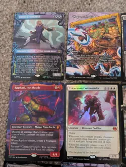 TMNT MTG Mythic & Rare Lot Of 20: Donatello Showcase Foil, Plague Of Vermin Foil - Image 3
