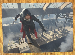 MTG Assassin's Creed Art Card, Evie Frye 1/20 Gold Signature - Image 1