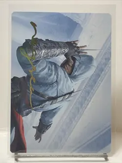 Altair Ibn-La'Ahad (Gold-Stamped ) Art Series:Assassin's Creed 15/20 Special MTG - Image 1