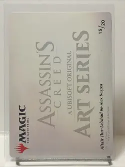 Altair Ibn-La'Ahad (Gold-Stamped ) Art Series:Assassin's Creed 15/20 Special MTG - Image 2