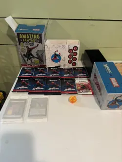 Amazing Fantasy Spider-Man Gift Bundle open box, all packs unopened - Image 2