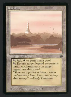 ***English Karakas*** MTG Legends Magic Kid Icarus - Image 1