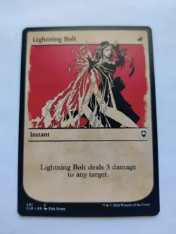 Lightning Bolt (Showcase) Commander Legends: Battle for Baldur's Gate Regular - Image 1