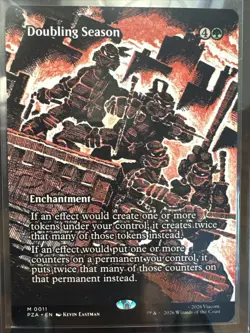 Doubling Season (Borderless) Teenage Mutant Ninja Turtles Source Material 11-MTG - Image 1
