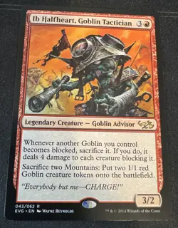 Ib Halfheart Goblin Tactician Duel Decks Elves vs Goblin Magic the Gathering MTG - Image 1