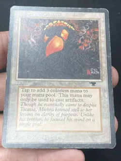 ***Mishra's Workshop (Indents & Edge Wear)*** MTG Antiquities Magic Kid Icarus - Image 3