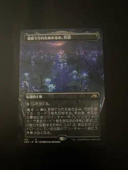 JP Takenuma, Abandoned Mire Kamigawa Neon Dynasty Card 416, Borderless, Regular - Image 1