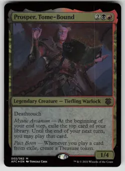 Prosper, Tome-Bound Thick Stock Foil M Adventures in the Forgotten Realms 2 NM - Image 1