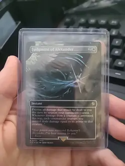Judgment of Alexander (Borderless) Commander: Final Fantasy Foil - Image 1