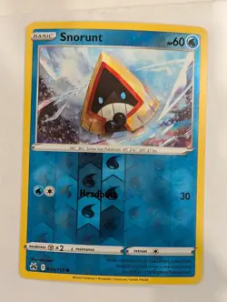 Snorunt 034/159 - Crown Zenith Reverse Pokemon Holo Foil Nice! - Image 1