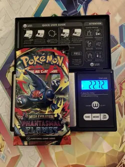 Heavy! 22.72g Pokemon TCG ME Phantasmal Flames Pack Sealed! - Image 1