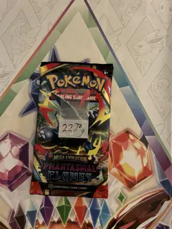 Heavy! 22.72g Pokemon TCG ME Phantasmal Flames Pack Sealed! - Image 2
