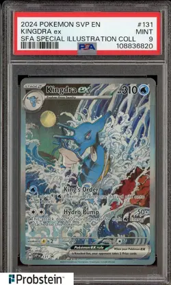 2024 Pokemon SVP EN SFA Special Illustration Coll #131 Kingdra ex PSA 9 MT - Image 1