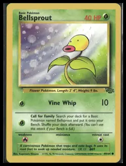 Bellsprout #49/64 Jungle Pokemon NM - Image 1