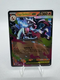 Pokemon Mega Charizard X EX & Mega Charizard Y EX Foil Card Lot (3 Cards) NM - Image 2