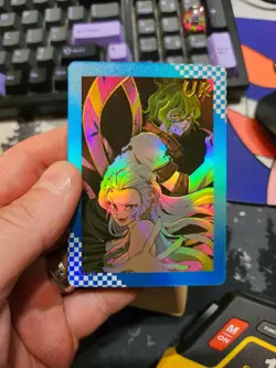 Pokemon X Demon Slayer Kimetsu no Yaiba Soul Cards Daki Gyutaro UR-015 - Image 1