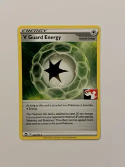 169/195 V Guard Energy Pokemon Prize Pack Series 3 NM Silver Tempest variant D - Image 1