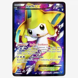 Pokemon Jirachi EX Ultra-Rare Full-Art Holo Card #98/101 Plasma Blast MP-LP - Image 1