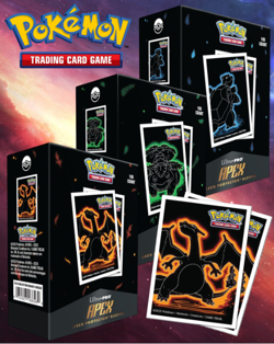 Ultra Pro Apex Sleeves: Pokemon - Kanto Charizard/Blastoise/Venusaur Lot - Image 1