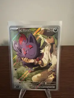 Pokemon TCG Journey Together N's Zorua #189 Holo Promo Card - Image 1