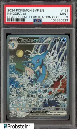 2024 Pokemon SVP EN SFA Special Illustration Coll #131 Kingdra ex PSA 9 MINT - Image 1
