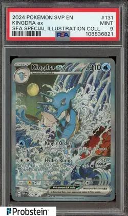 2024 Pokemon SVP EN SFA Special Illustration Coll #131 Kingdra ex PSA 9 MINT - Image 1