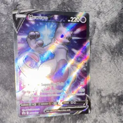 Pokemon TCG Mewtwo V Full Art Promo SWSH229 Sword & Shield Holo Psychic 220HP - Image 2