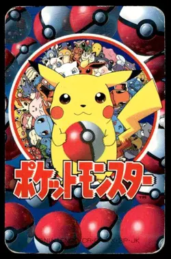 Exeggcute Cubone 10 of Diamonds Televi-Kun Poker Card Pokemon Japanese ~ HP - Image 2
