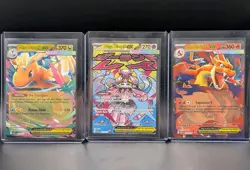 Pokemon Mega EX Holo Lot - Mega Dragonite, Diancie, Charizard Y Ascended Heroes - Image 1