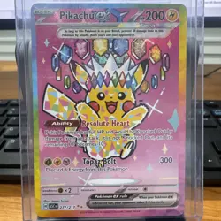Pokemon TCG - ME03 Ascended Heros PINK Pikachu SIR ex 277/217 Freshly Pulled NM+ - Image 2