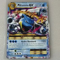 Pokemon M Blastoise EX 22/108 Evolutions Mega Holo 220 HP - Image 1