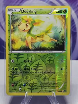 2011 Pokemon Black & White Emerging Powers Deerling Reverse Holo #15/98 LP - Image 1
