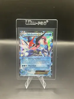 (MP) Ash-Greninja EX XY133 Pokemon Card Black Star Promo - Image 1
