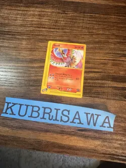 Pokemon TCG Ho-oh 52 Black Star Promo Trading Card 2002 E-Reader Nintendo MP - Image 1