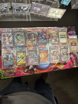 Lot of 12 Pokemon Slabs and 17 Japanese Cards - Image 2