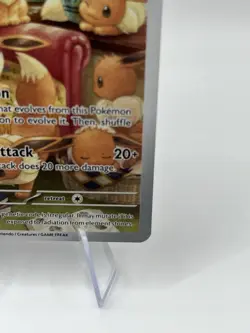 Pokemon Eevee Holo TCG Card 188/167 Sv06 Twilight Masquerade - Image 4
